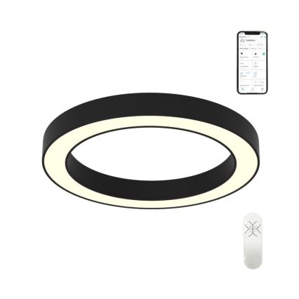 Immax NEO 07210L - LED Dimbar taklampa PASTEL LED/68W/230V 95 cm svart Tuya + fjärrkontroll
