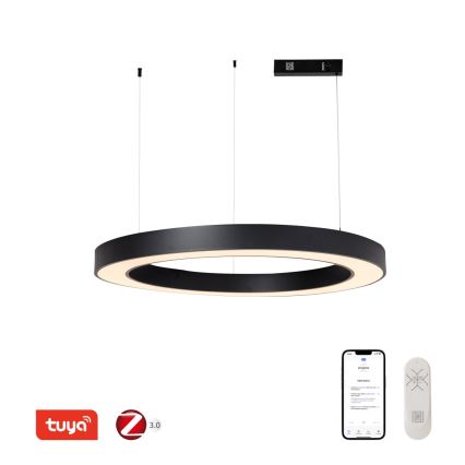 Immax NEO 07211L - LED dimbar taklampa PASTEL LED/68W/230V 2700-6500K Tuya svart + fjärrkontroll