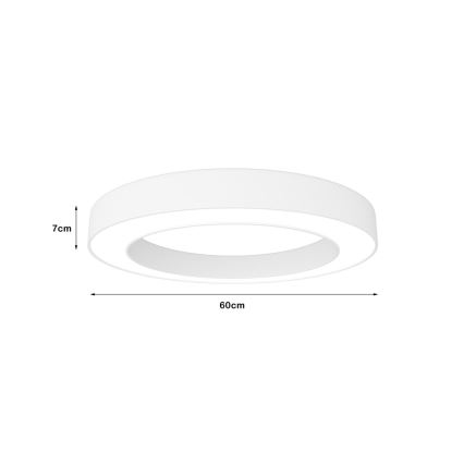 Immax NEO 07212L - LED Dimbar lampa PASTEL LED/53W/230V vit Tuya + fjärrkontroll