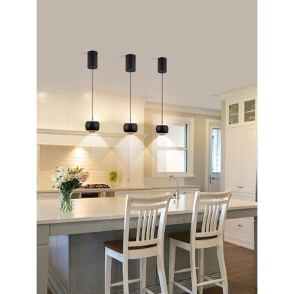 Immax NEO 07219L - LED dimbar taklampa DORMINE LED/6W/230V matt svart Tuya + fjärrkontroll