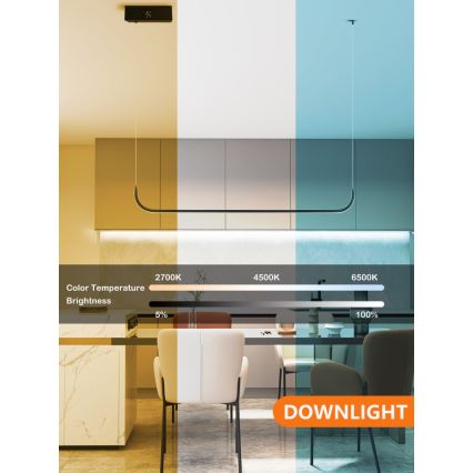 Immax NEO 07221L - LED dimbar taklampa NEO LITE PATTINI LED/26W/230V 2700-6500K Wi-Fi Tuya + fjärrkontroll