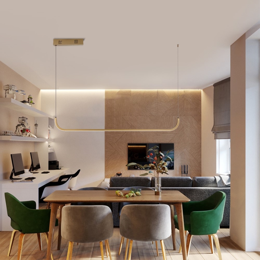 Immax NEO 07227L - LED ljusreglerad ljuskrona på textilsladd PATTINI LED/26W/230V 3000-6000K Tuya + fjärrkontroll