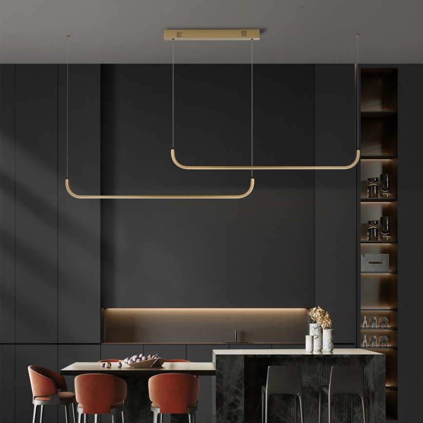 Immax NEO 07228L - LED ljusreglerad ljuskrona på textilsladd PATTINI LED/53W/230V Tuya + fjärrkontroll