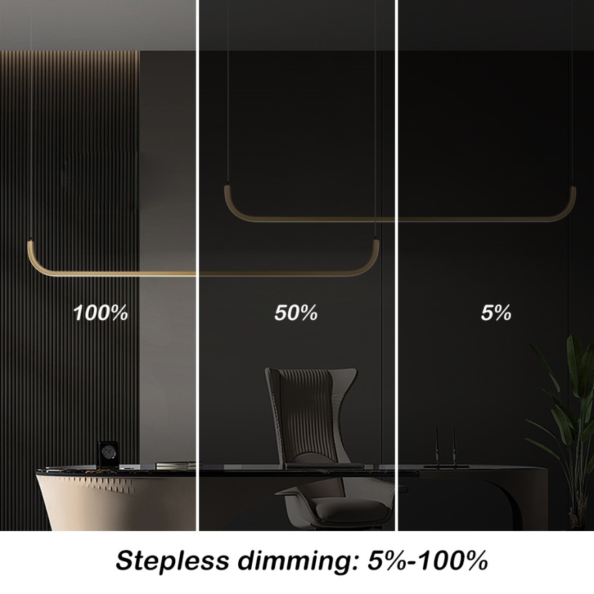 Immax NEO 07228L - LED ljusreglerad ljuskrona på textilsladd PATTINI LED/53W/230V Tuya + fjärrkontroll