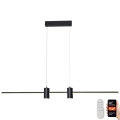 Immax NEO 07230L - LED ljusreglerad ljuskrona på textilsladd NEO LITE ESTRELAS LED/30W/230V 2700-6500K Wi-Fi Tuya + fjärrkontroll