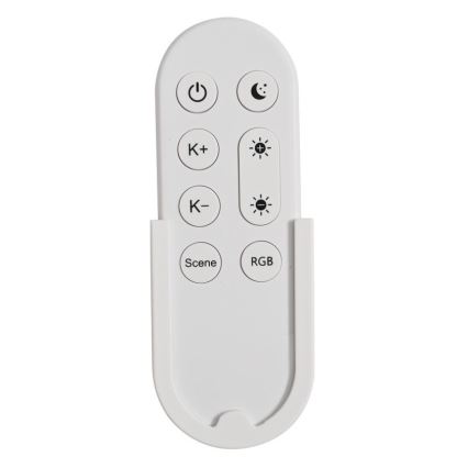 Immax NEO 07232L - LED ljusreglerad ljuskrona på textilsladd NEO LITE OVALE LED/22W/230V 2700-6500K Wi-Fi Tuya + fjärrkontroll