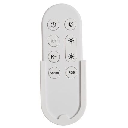 Immax NEO 07233L - LED ljusreglerad ljuskrona på textilsladd NEO LITE OVALE LED/18W/230V Wi-Fi Tuya 2700-6500K + fjärrkontroll