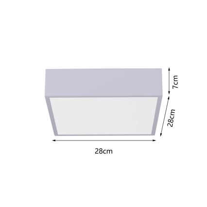 Immax NEO 07238L - LED dimbar taklampa CANTO LED/22W/230V vit Tuya + fjärrkontroll