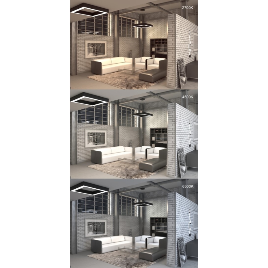 Immax NEO 07240L - LED dimbar taklampa CANTO LED/60W/230V 2700-6500K Tuya vit