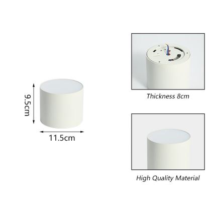 Immax NEO 07241L - Dimmbar LED-takarmatur RONDATE LED/18W/230V 11,5cm Wi-Fi Tuya