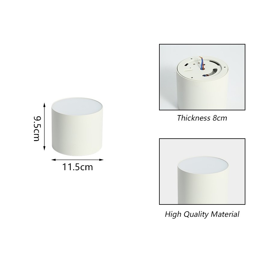 Immax NEO 07241L - Dimmbar LED-takarmatur RONDATE LED/18W/230V 11,5cm Wi-Fi Tuya