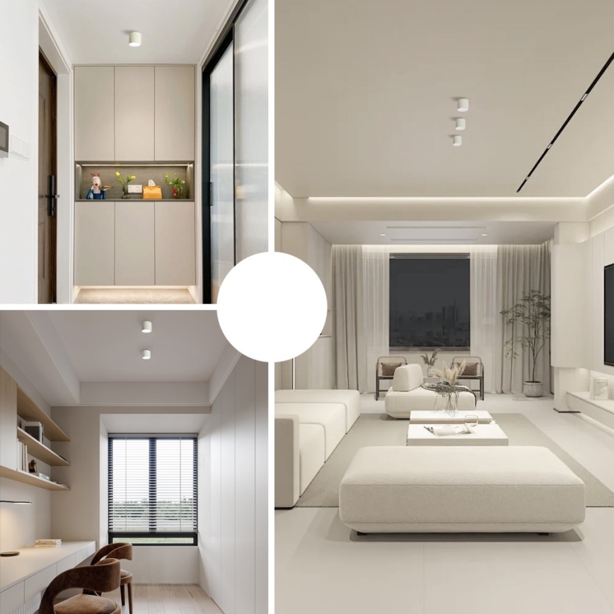 Immax NEO 07241L - LED dimbar taklampa RONDATE LED/18W/230V 11,5 cm Wi-Fi Tuya