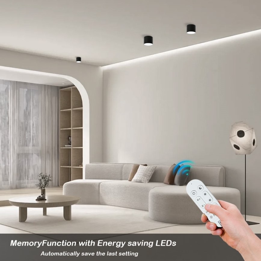 Immax NEO 07242L - Dimbart LED-takarmatur RONDATE LED/18W/230V 11,5 cm Wi-Fi Tuya