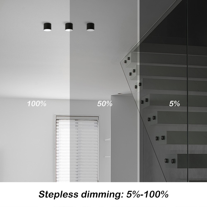 Immax NEO 07242L - LED dimbar taklampa RONDATE LED/18W/230V 11,5 cm Wi-Fi Tuya