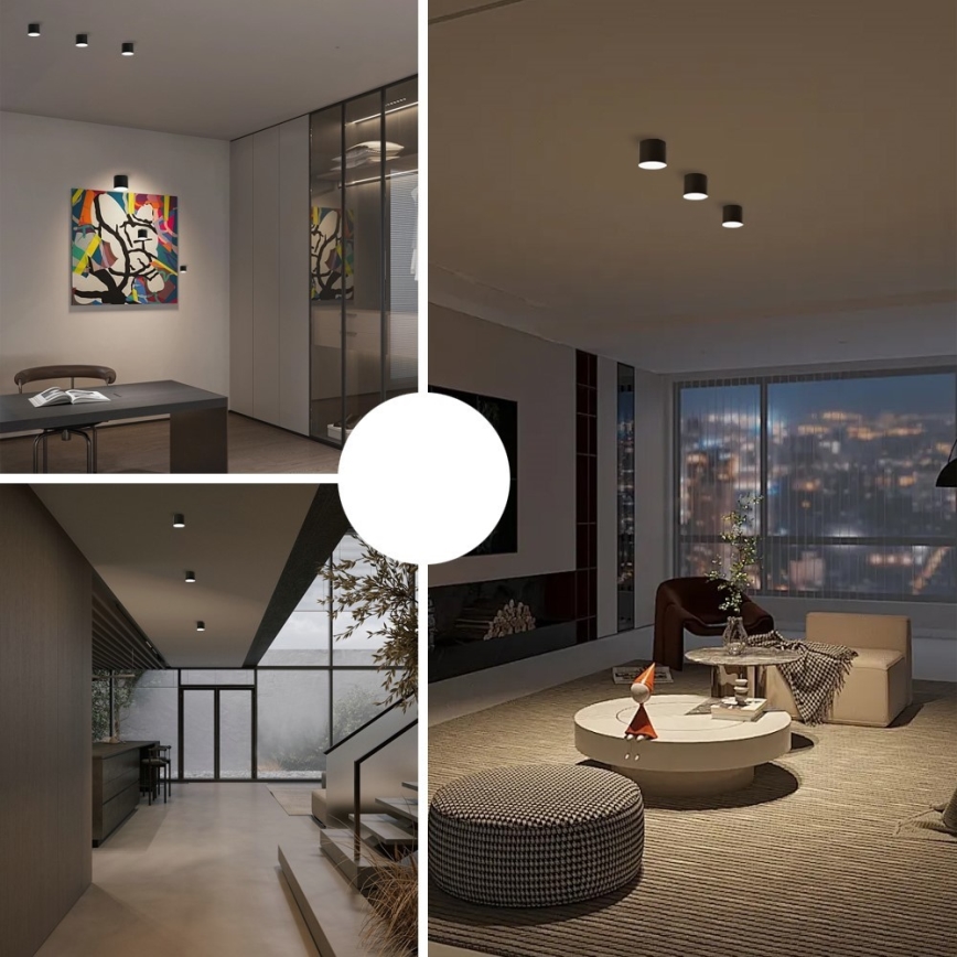 Immax NEO 07242L - LED dimbar taklampa RONDATE LED/18W/230V 11,5 cm Wi-Fi Tuya