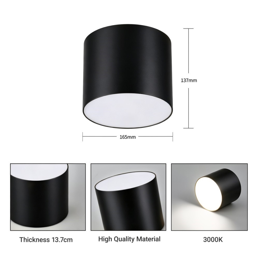 Immax NEO 07244L - LED dimbar taklampa RONDATE LED/32W/230V 16,5 cm Wi-Fi Tuya