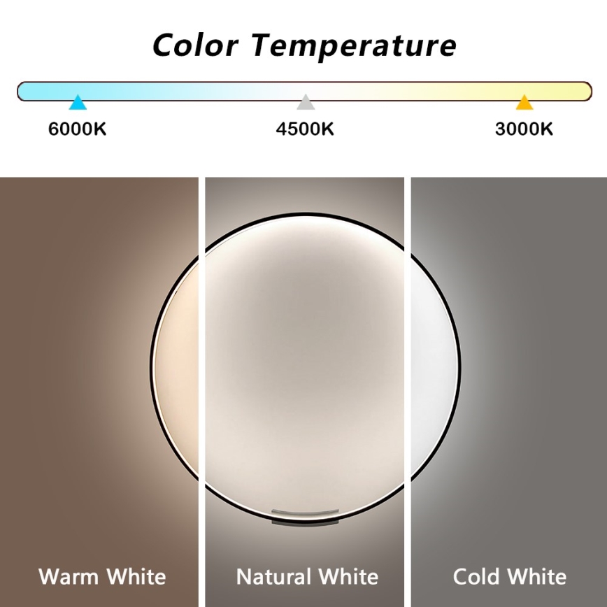 Immax NEO 07245-80 - LED dimbar vägglampa FINO LED/50W/230V 2700-6500K 80 cm Tuya + fjärrkontroll