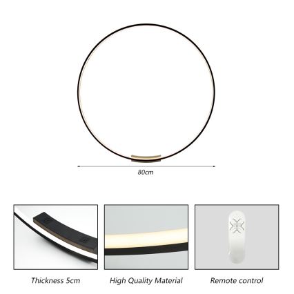 Immax NEO 07245-80 - LED dimbar vägglampa FINO LED/50W/230V 2700-6500K 80 cm Tuya + fjärrkontroll