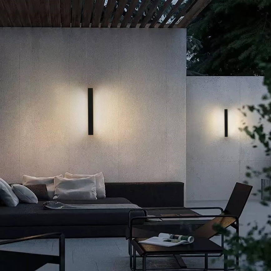 Immax NEO 07247L - LED Dimbar vägglampa utomhus LINK LED/40W/230V Wi-Fi Tuya IP44 + fjärrkontroll