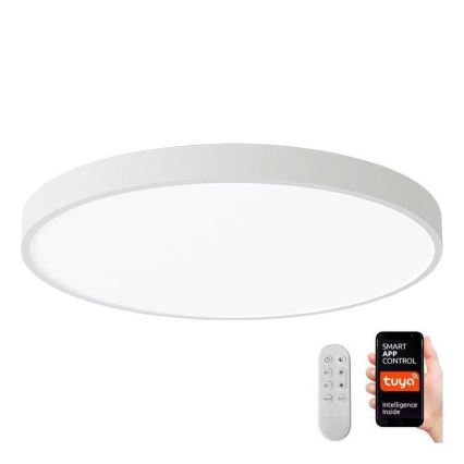 Immax NEO 07252L - LED Dimbar taklampa NEO LITE SEMPLICI LED/48W/230V 3000-6000K Wi-Fi Tuya vit + fjärrkontroll