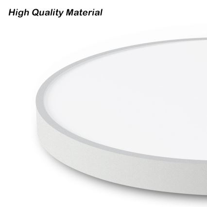 Immax NEO 07253L - LED Dimbar taklampa NEO LITE SEMPLICI LED/60W/230V 3000-6000K Wi-Fi Tuya vit + fjärrkontroll