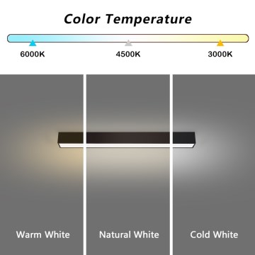 Immax NEO 07254L - LED dimbar taklampa NEO LITE LUNGO LED/20W/230V 3000-6000K Wi-Fi Tuya svart + fjärrkontroll