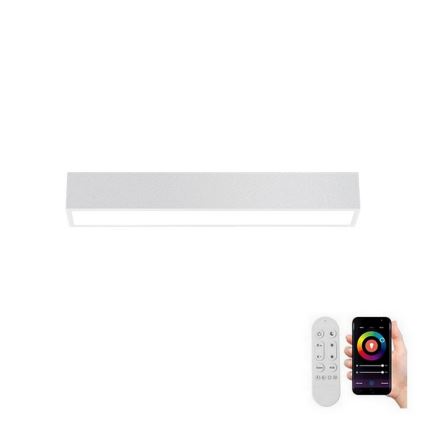 Immax NEO 07257L - LED dimbar taklampa NEO LITE LUNGO LED/20W/230V 3000-6000K Wi-Fi Tuya vit + fjärrkontroll