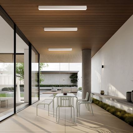 Immax NEO 07259L - LED dimbar taklampa NEO LITE LUNGO LED/38W/230V 3000-6000K Wi-Fi Tuya vit + fjärrkontroll