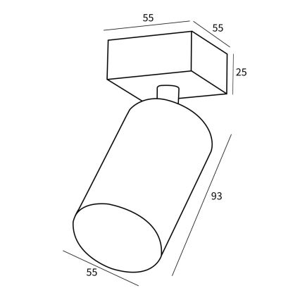 Immax NEO 07261Z - LED RGB+CCT dimbar spotlight NEO PUNTO 1xGU10/4,8W/230V Tuya