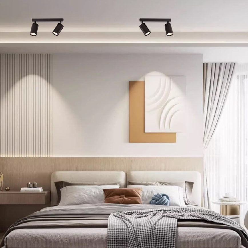 Immax NEO 07262W - LED RGB+CCT Dimbar spotlight NEO LITE PUNTO 2xGU10/6W/230V Wi-Fi Tuya