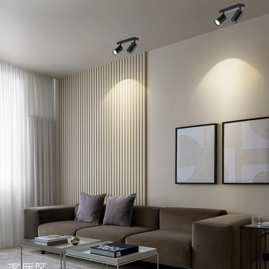 Immax NEO 07262W - LED RGB+CCT Dimbar spotlight NEO LITE PUNTO 2xGU10/6W/230V Wi-Fi Tuya