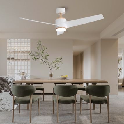 Immax NEO 07281L - LED+CCT Dimmbar takfläkt BEAUTY LED/18W/230V 3000/4000/6000K Wi-Fi Tuya Ø 132 cm + fjärrkontroll