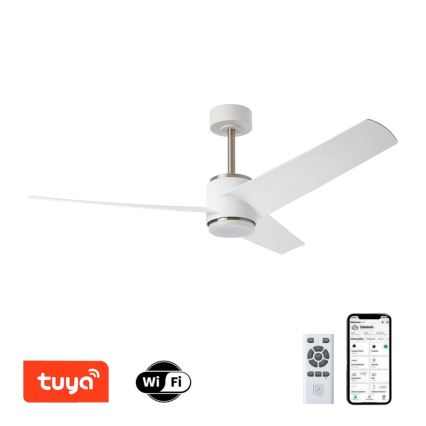 Immax NEO 07282L - LED+CCT Dimmbar takfläkt BEAUTY LED/18W/230V 3000/4000/6000K Wi-Fi Tuya Ø 132 cm + fjärrkontroll