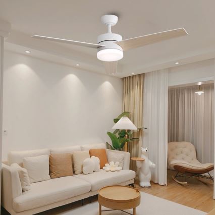 Immax NEO 07284L - LED+CCT dimbar takfläkt VARIABLE LED/24W/230V 3000/4000/6000K Wi-Fi Tuya Ø 132 cm + fjärrkontroll