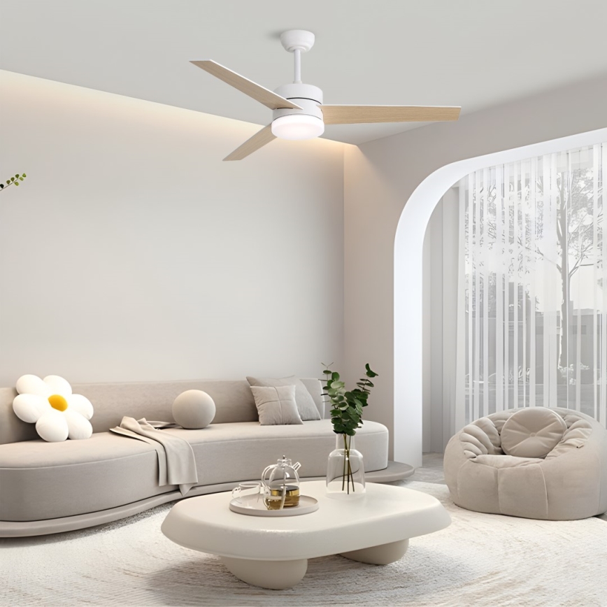 Immax NEO 07284L - LED+CCT dimbar takfläkt VARIABLE LED/24W/230V 3000/4000/6000K Wi-Fi Tuya Ø 132 cm + fjärrkontroll