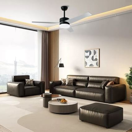 Immax NEO 07285L - LED+CCT dimbar takfläkt VARIABLE LED/24W/230V 3000/4000/6000K Wi‑Fi Tuya Ø 132 cm + fjärrkontroll