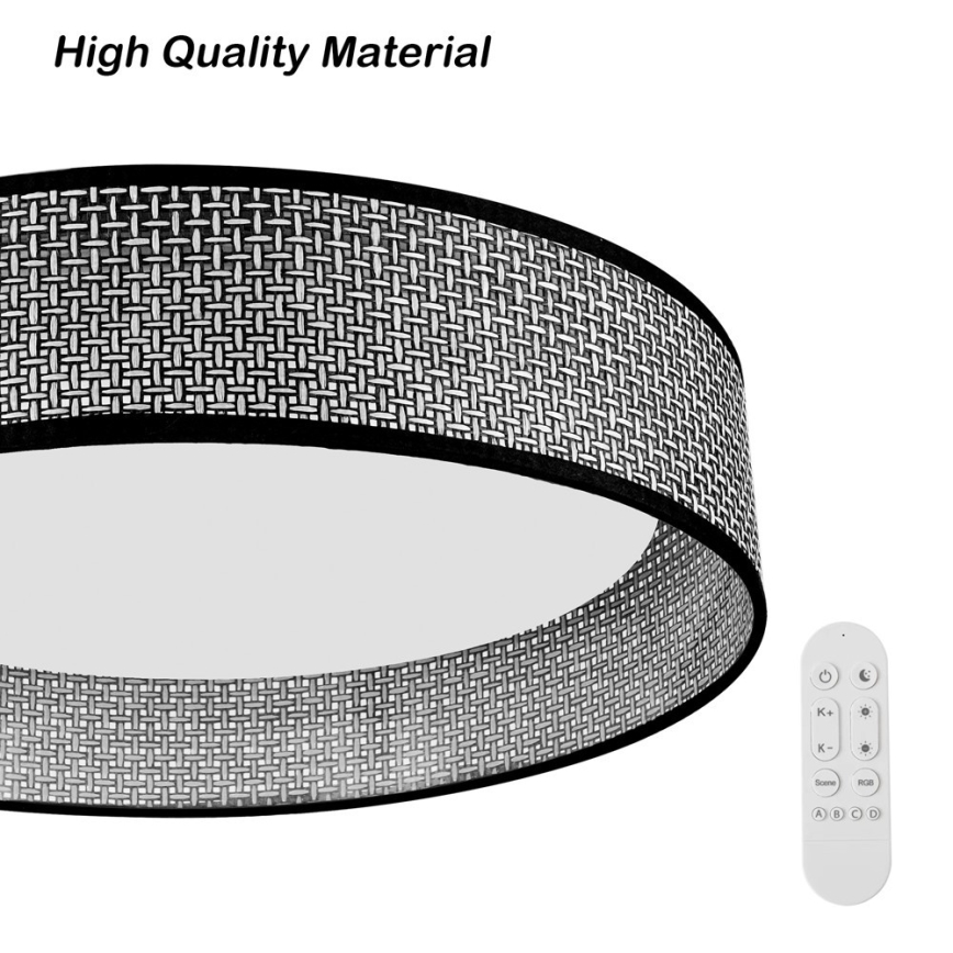 Immax NEO 07287L - LED+CCT Dimbar taklampa LONA LED/36W/230V 3000–6000K Wi‑Fi Tuya Ø 45,5 cm + fjärrkontroll