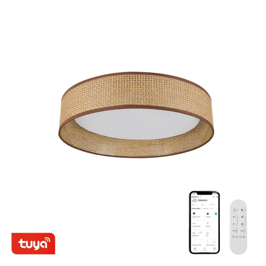 Immax NEO 07288L - LED+CCT Dimbart takarmatur LONA LED/36W/230V 3000–6000K Wi-Fi Tuya Ø 45,5 cm + fjärrkontroll