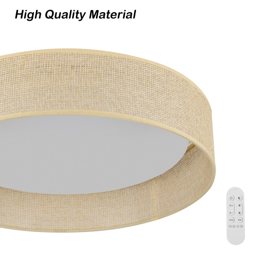 Immax NEO 07289L - LED+CCT Dimbart takarmatur LONA LED/36W/230V 3000-6000K Wi-Fi Tuya Ø 45,5 cm + fjärrkontroll