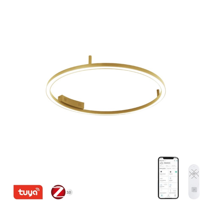 Immax NEO 07291-80G - LED+CCT dimbar takarmatur FINO, LED 55 W, 230 V, 2700–6500 K, Tuya, Ø 80 cm + fjärrkontroll