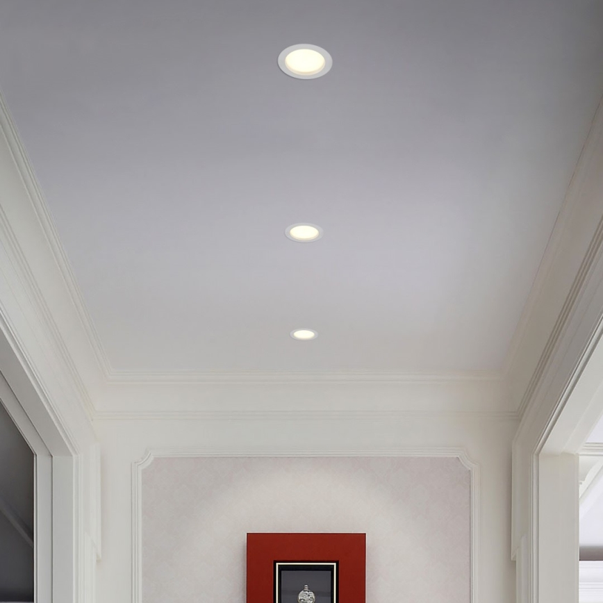 Immax NEO 07294L - Dimbar LED-infälld downlight DOWN LED/12W/230V Wi-Fi Tuya Ø 12 cm vit