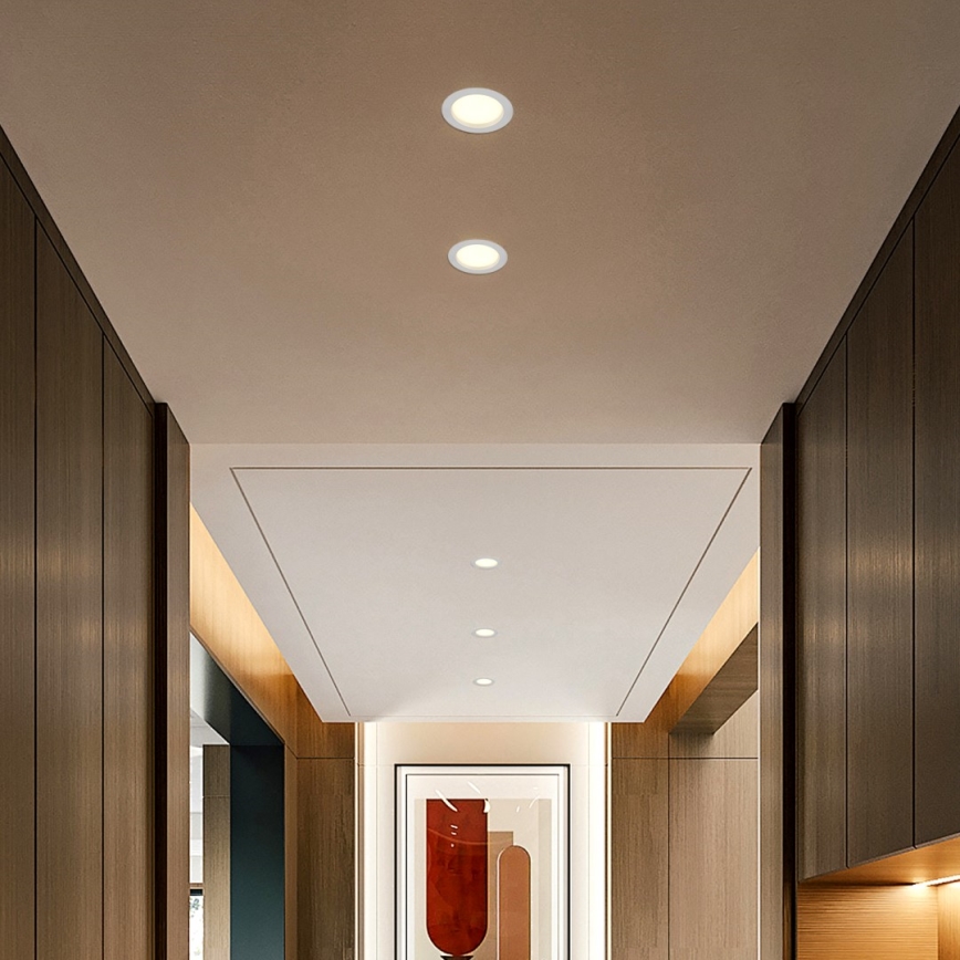 Immax NEO 07294L - Dimbar LED-infälld downlight DOWN LED/12W/230V Wi-Fi Tuya Ø 12 cm vit