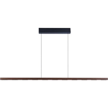 Immax NEO 07309L - LED Dimbar hänglampa på vajer med sensor MADEIRA LED/37W/230V 157 cm valnöt