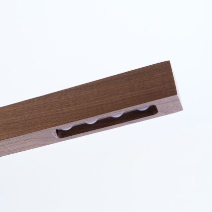 Immax NEO 07309L - LED Dimbar hänglampa på vajer med sensor MADEIRA LED/37W/230V 157 cm valnöt