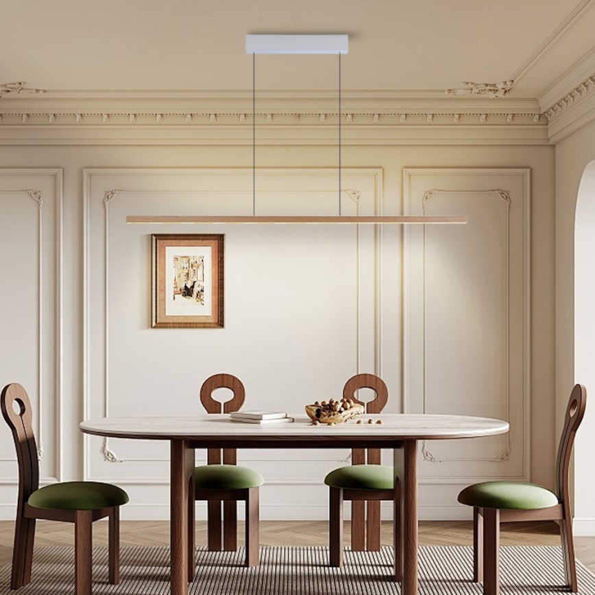 Immax NEO 07310L - Dimmbar LED-pendellampa på vajer med sensor MADEIRA LED/37W/230V 157 cm ask