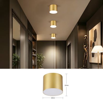 Immax NEO 07318L - Dimbart LED-takarmatur RONDATE LED/32W/230V Ø 16,5 cm Wi-Fi Tuya guld