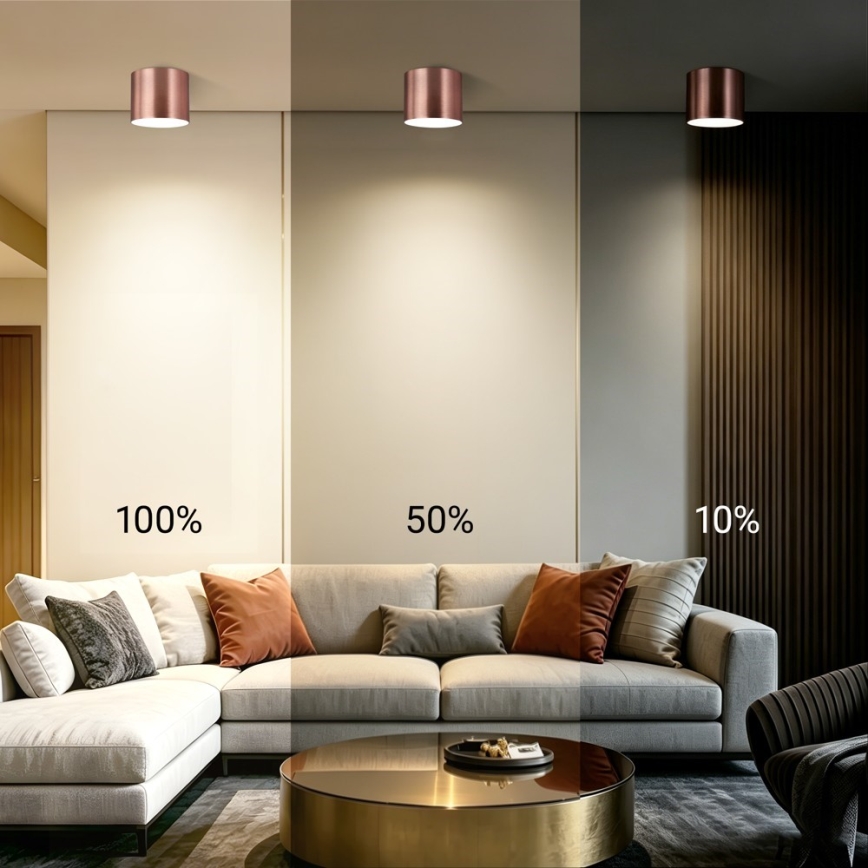 Immax NEO 07320L - Dimbart LED-takarmatur RONDATE LED/32W/230V Ø 16,5 cm Wi-Fi Tuya roséguld
