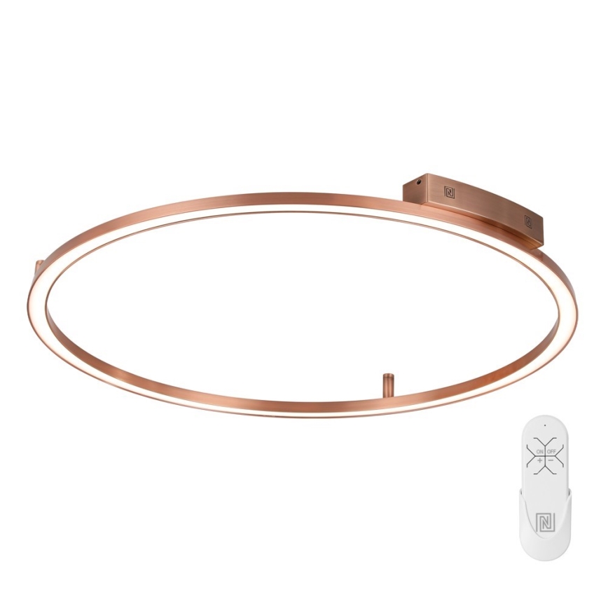 Immax NEO 07325-120C - LED dimbar taklampa FINO LED/72W/230V 120 cm Tuya roséguld + fjärrkontroll
