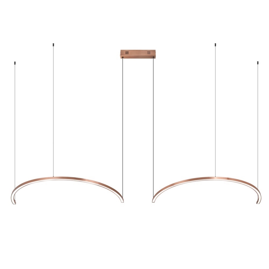 Immax NEO 07328L - LED-dimbart pendelarmatur FINO LED/72W/230V 120 cm Tuya roséguld + fjärrkontroll