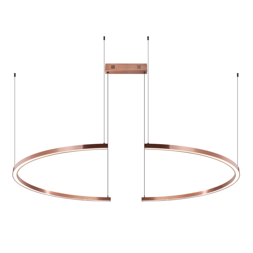 Immax NEO 07328L - LED dimbar pendellampa på kabel FINO LED/72W/230V 120 cm roséguld Tuya + fjärrkontroll